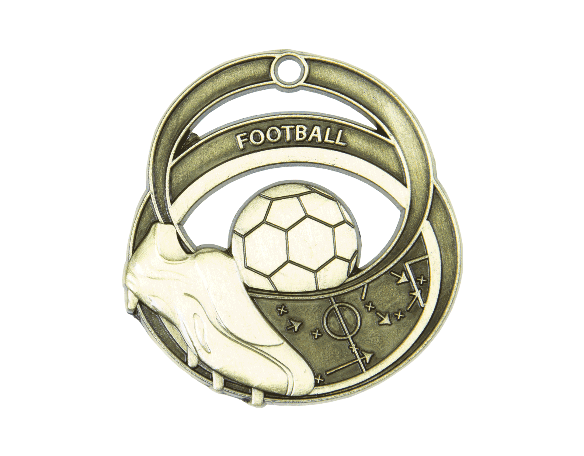 T55C Activity Football Medal Running Imp Running Imp